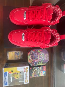 Watson Red Sneakers and Pokemon Collectibles Bundle