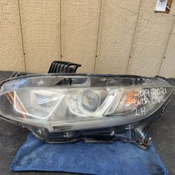 2019 2020 2021 HOND CIVIC LEFT SIDE HEADLIGHT OEM USED 