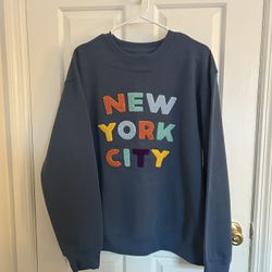 New York Popular Women’s Large Crewneck Sweatshirt 