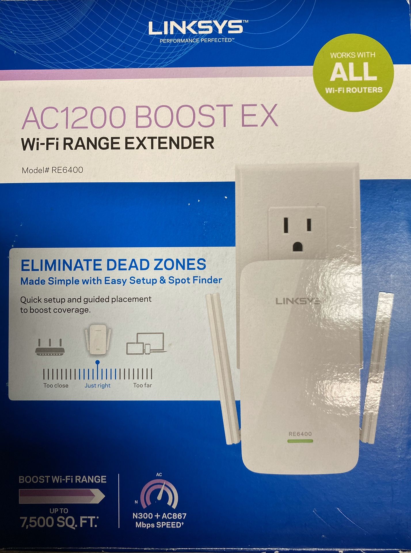 Linksys wi-fi range extender