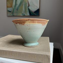 Handcrafted Pedestal Style Vase  ( firm on price )