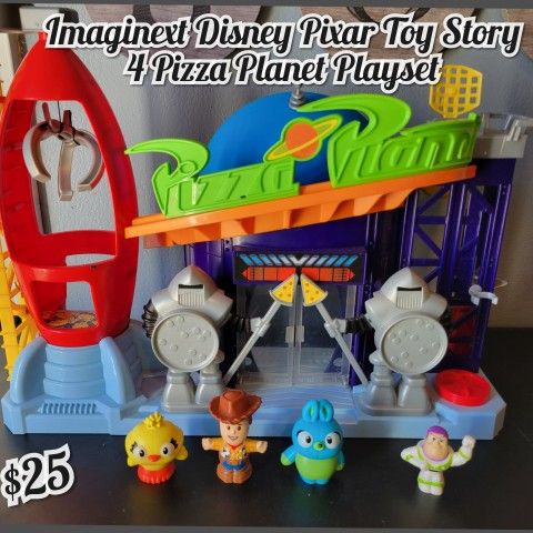 Imaginext Disney Pixar Toy Story 4 Pizza Planet Playset