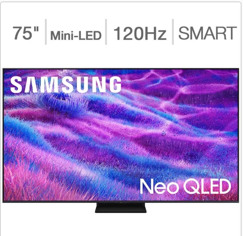 Samsung 75" Class - QN80F Neo QLED Series - 4K Mini LED - Vision AI Smart TV