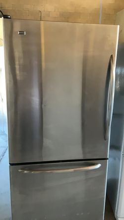 Maytag Bottom Freezer Stainless Steel Refrigerator Fridge
