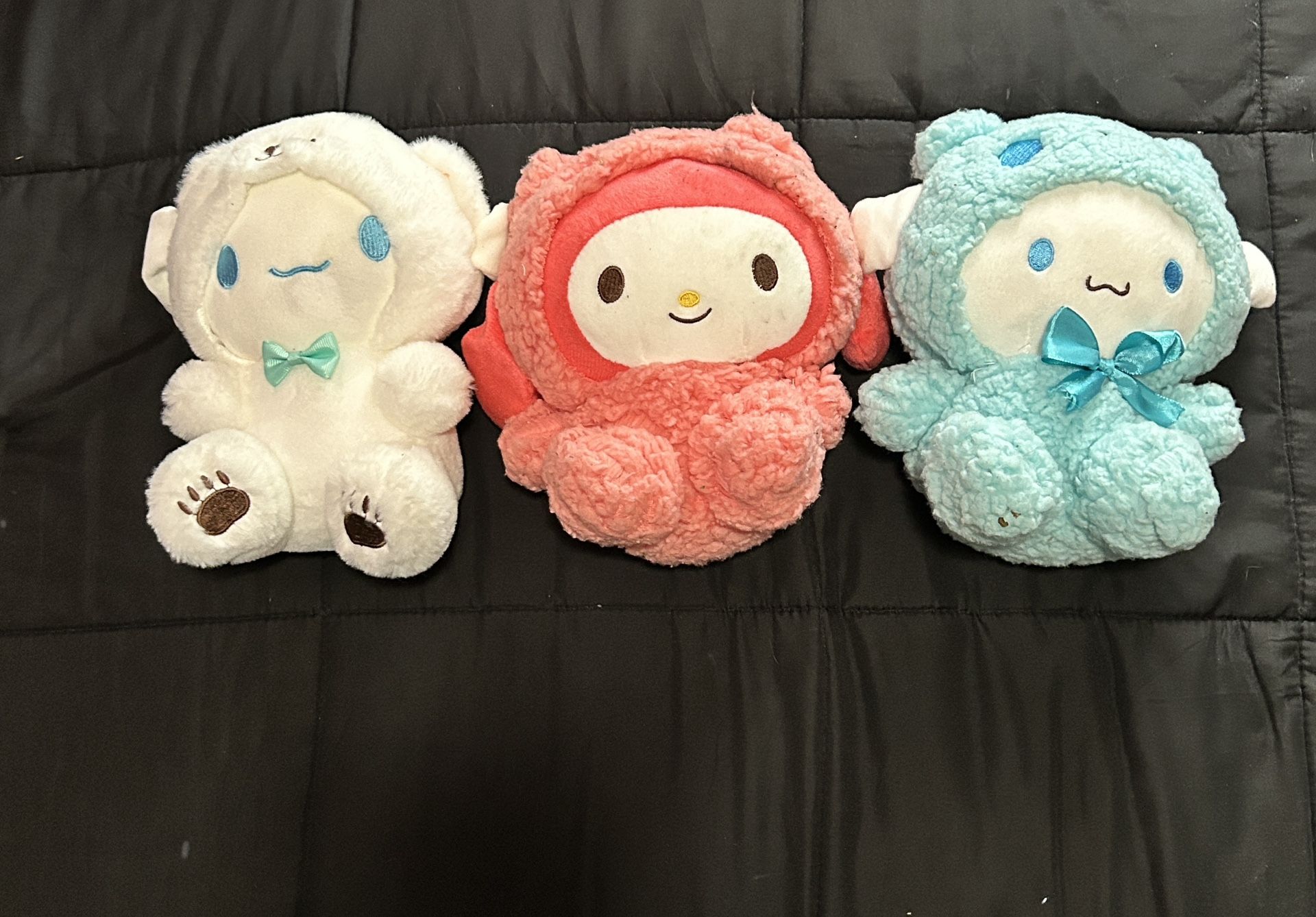 sanrio characters dressed up plushie
