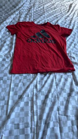 Adidas red large shirt