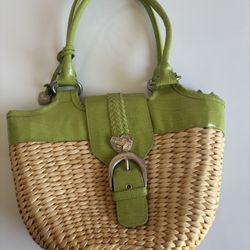 Woven Rattan Handbag