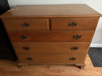 Dresser And Matching Mirror