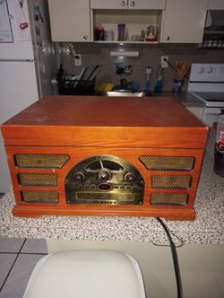 Retro Crosley C.D. Cassette And Record Player