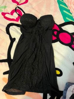 Black sleep wear dress size S