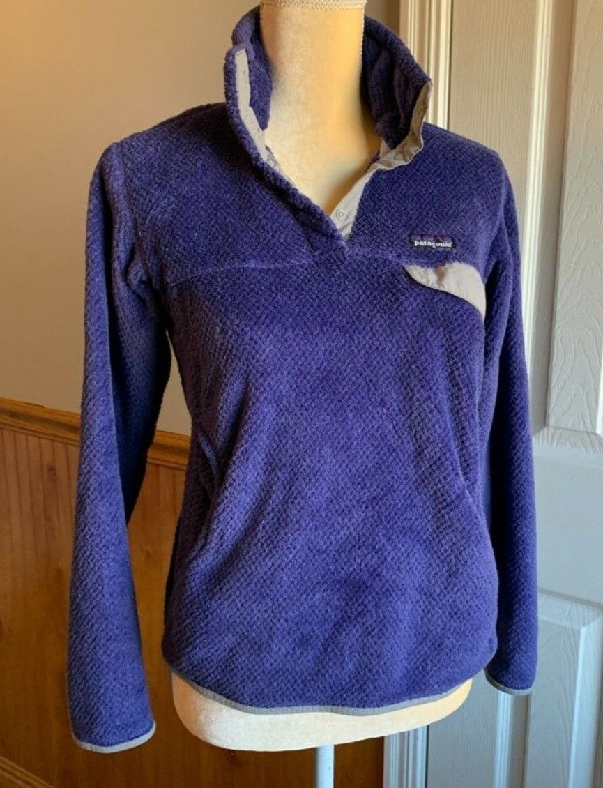 Women's Small Purple And Gray Patagonia EUC