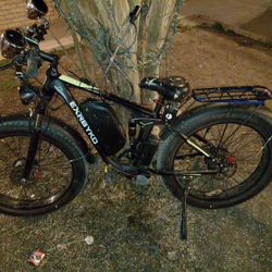 EXRBYKO Electric Fat Tire Bike 