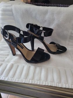 Womens 6" black heels by Karl Lagerfeld Paris