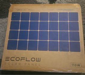Ef Ecoflow 110w portable solar panel