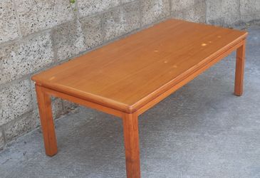 beautiful Mid Century Danish Modern TEAK "floating" COCKTAIL COFFEE TABLE and More