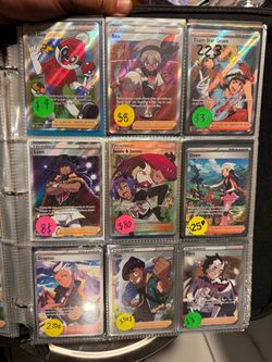 Pokemon trainer single cards