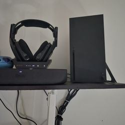 Xbox Series X With A50 Wireless Headset And Wireless Scuff Controler 