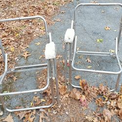 Vintage Stainless Steel Boat Chairs 
