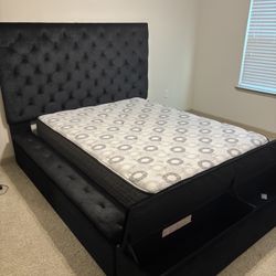 Queen Bed/ Bed frame Platform