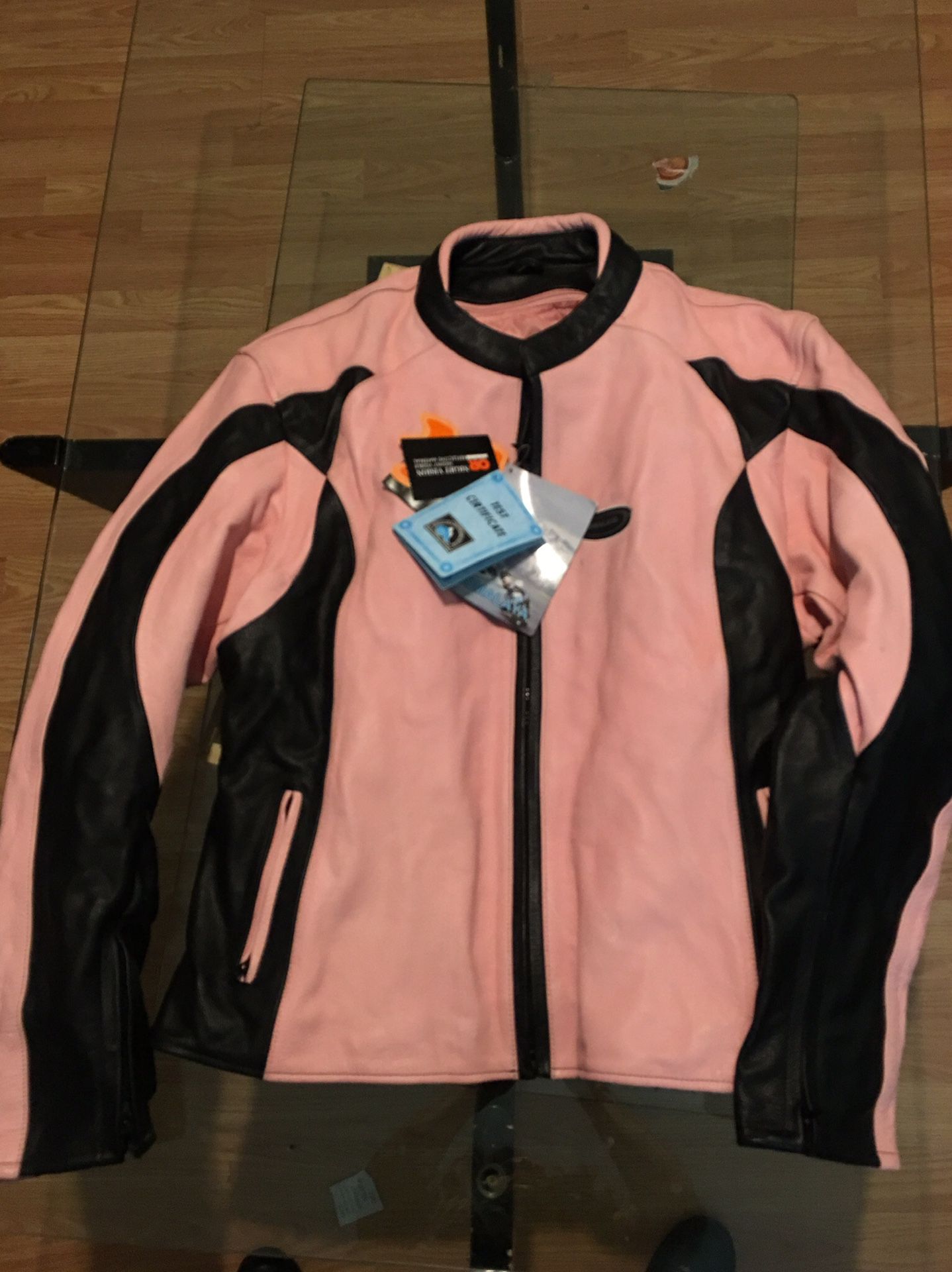 Pink Himalayan Motor bike Jacket size 18
