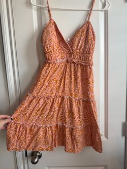 No Boundaries Coral/Pink/Orange dress