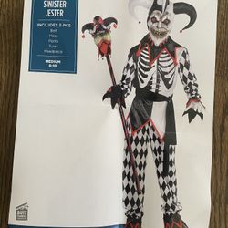 Sinister Jester Halloween Costume 