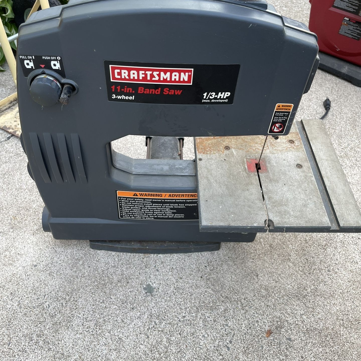 Craftsman portable 2024 band saw