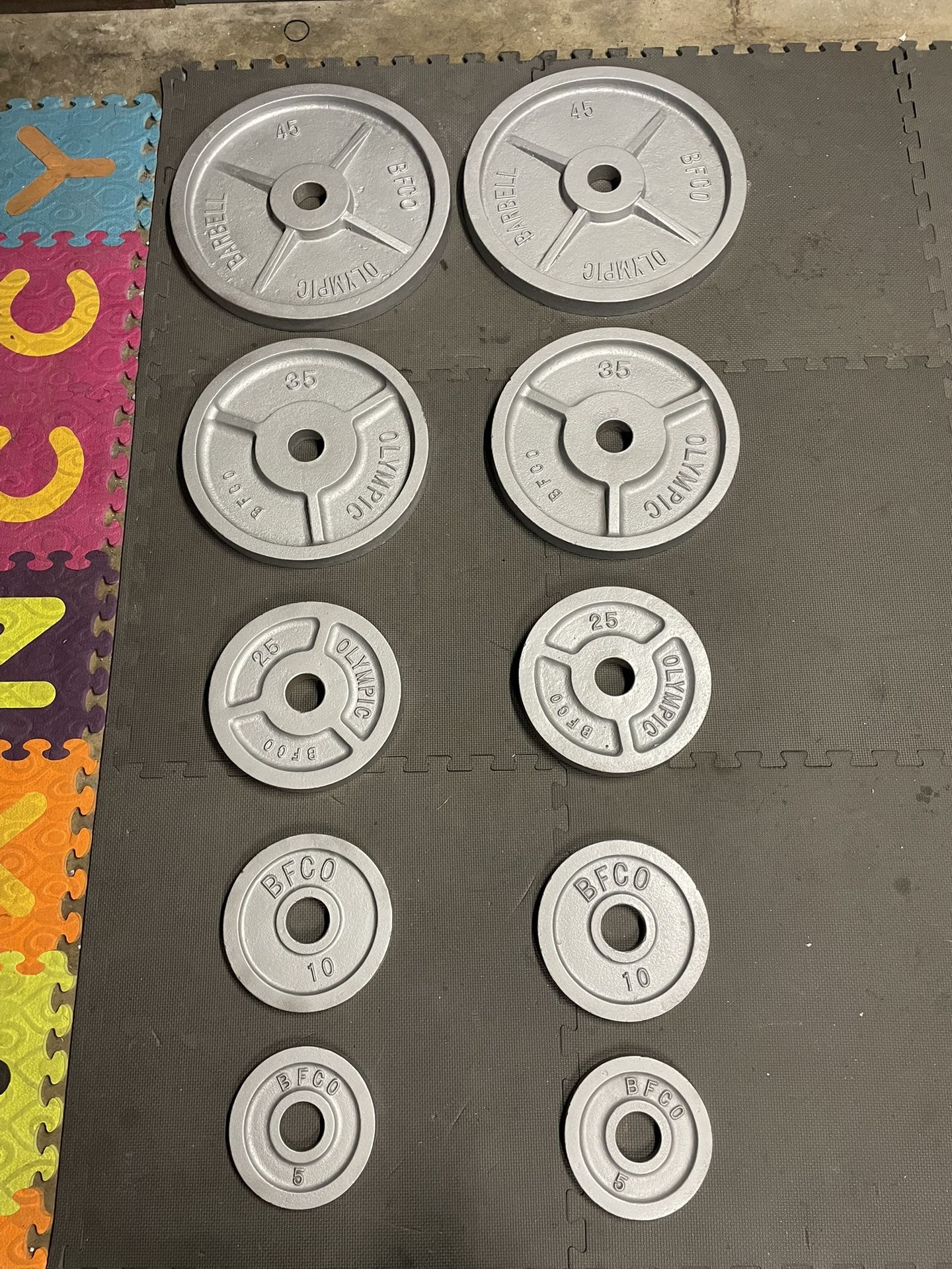 Olympic Weight Plates. 180 Dollars