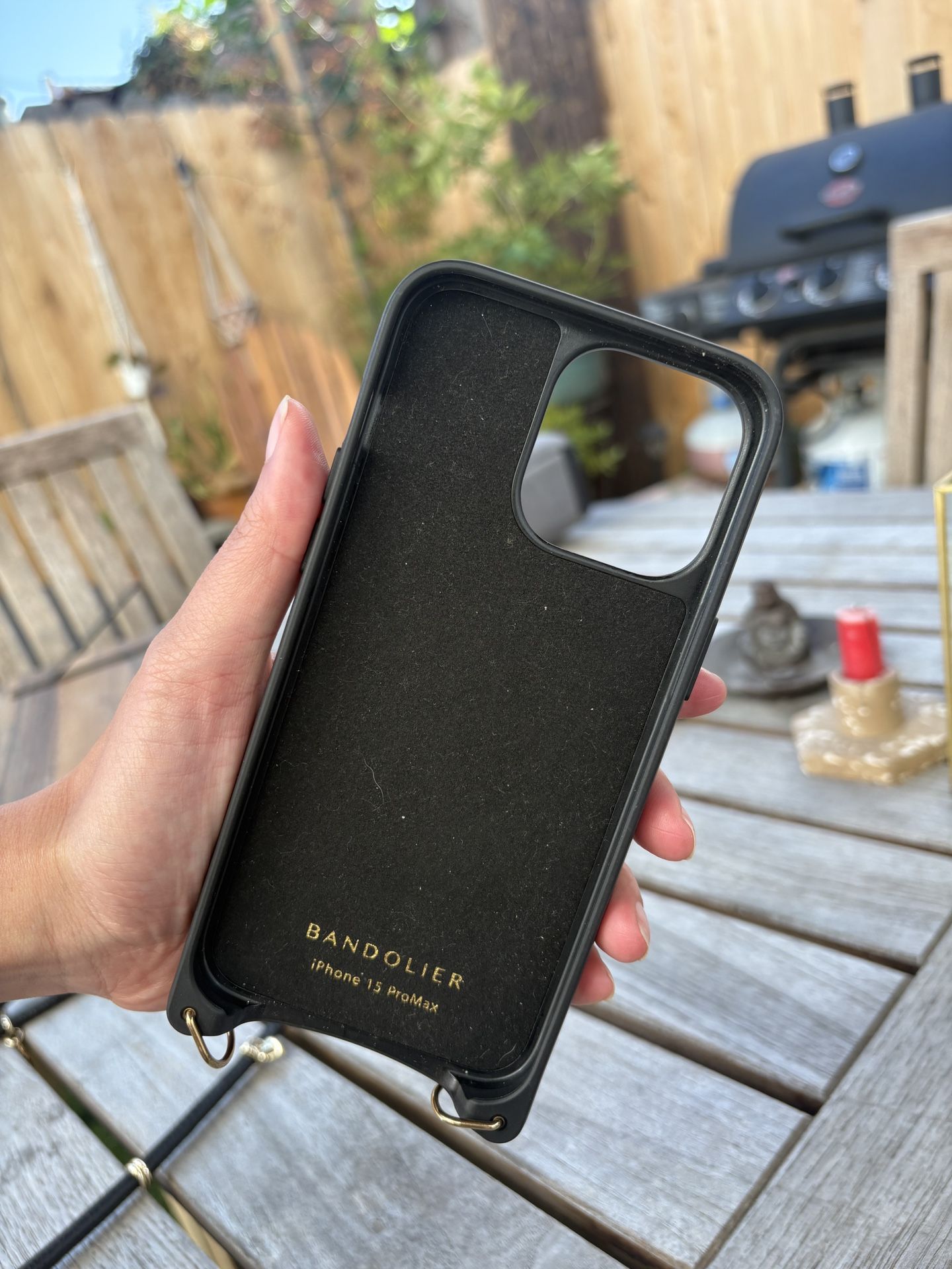 Bandolier phone Case Black iPhone 15 Pro Max