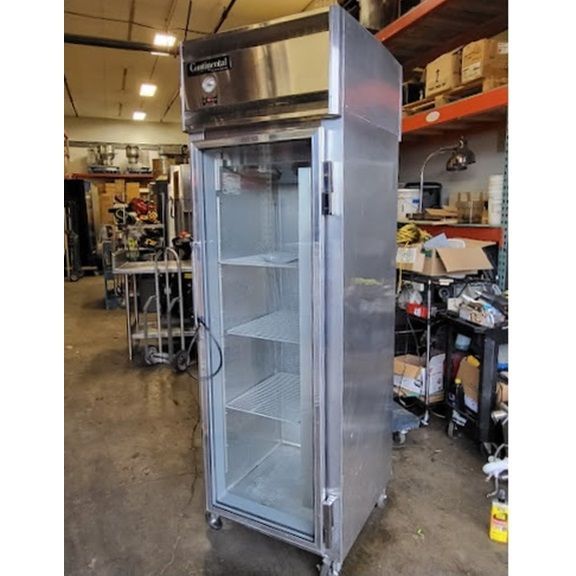 Continental 1RS-GD One section refrigerated merchandiser