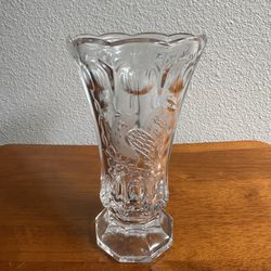 Vintage Glass Vase Retro Flower Vase