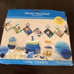 12ft Photo Garland Only No Other Decor Included Opened But Didnt Use New