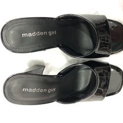 Maiden Girl Black Slide Heels 