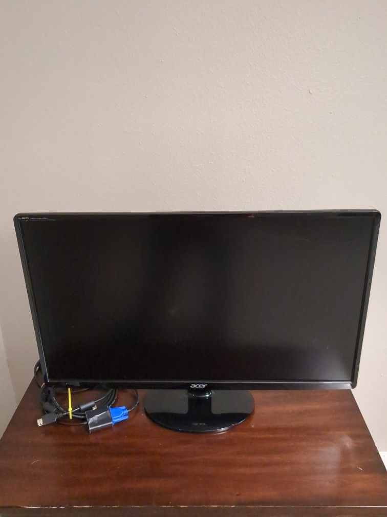 Acer 27” Full HD LED Monitor – HDMI / DVI – Great Condition