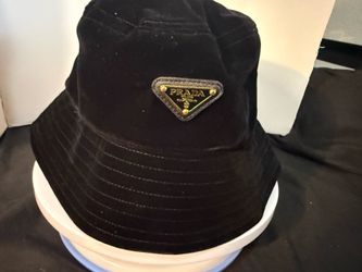 Prada  Velvet Bucket Hat