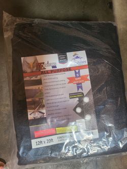 12ft × 20ft Super Heavy Duty Mesh Shade In Black