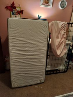 Sealy Thermocool Crib Mattress W/ Bottom And Sheet