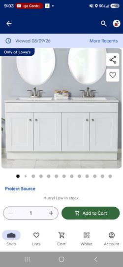 White Double Sink Bathroom Vanity Cabinet