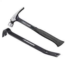 20 oz. Steel Rip Hammer and 15 in. Wrecking Bar