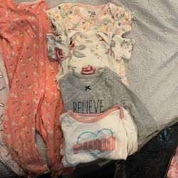 Newborn- 12 Month Clothes And Shoes 