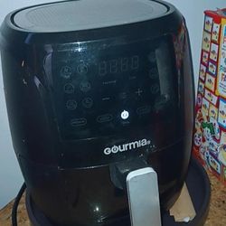 Gourmia digital air fryer, 4ct