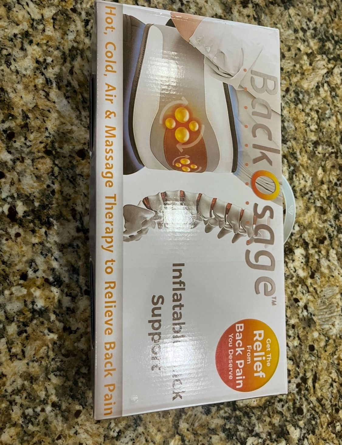 BackOSage NEW Cordless Decompression Massaging Belt