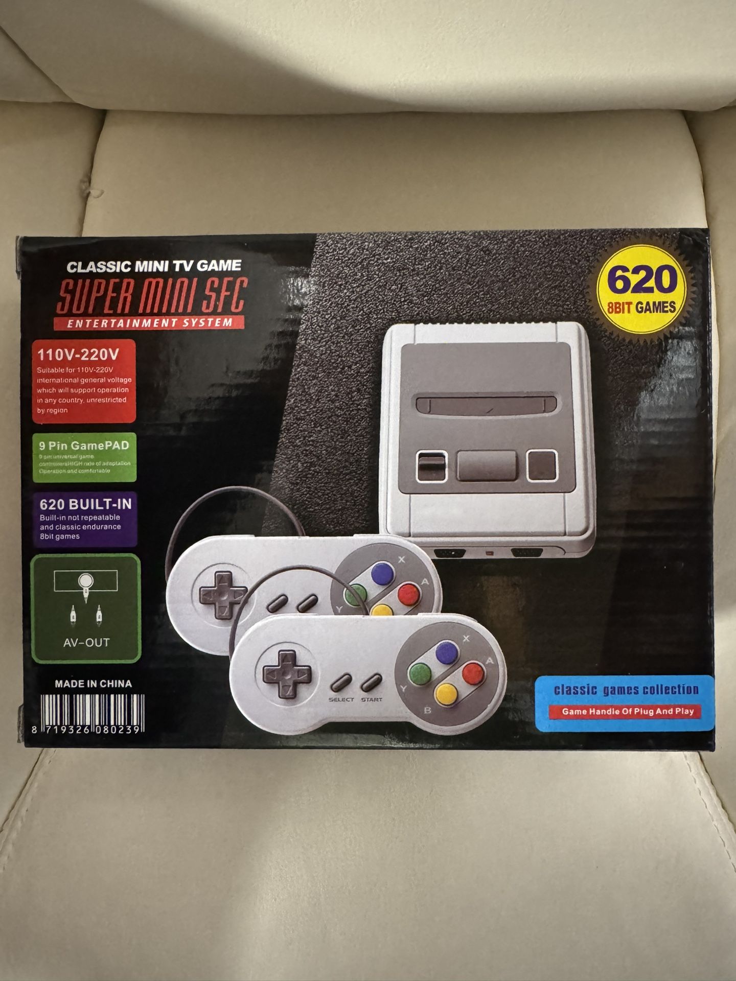 Classic Mini TV Game Super Mini SFC Video Game System - NEW