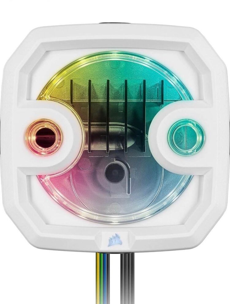 Corsair Hydro X Series XD3 RGB Pump/Reservoir Combo - White - DDC PWM Pump - 180ml Reservoir - Compa