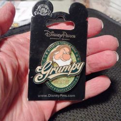 2006 Disney Park Grumpy Pin