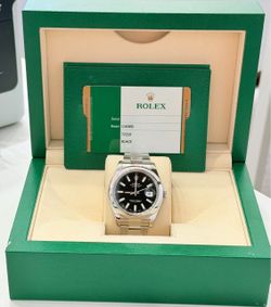 2014 Rolex 41mm Black Stick Dial Model 116300( W/Card)