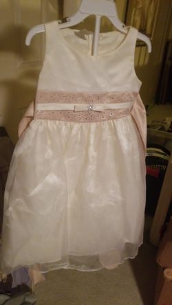 Girls Ivory Wedding Dress/Flower Girl