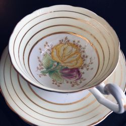 Victoria C&E Bone China Saucer and Cup