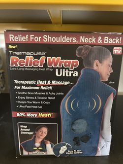Thermapulse Relief Wrap Ultra Extra Long Heating Massage Pad 