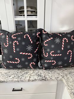 New Christmas Candy Cane Pillows 